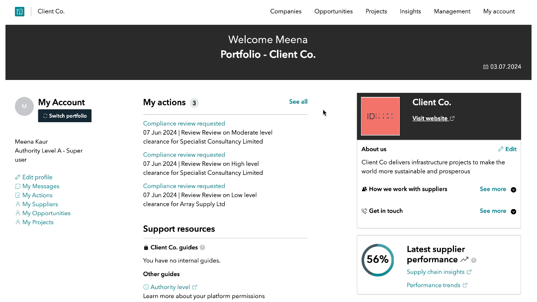 Client view navigate to my actions index.gif