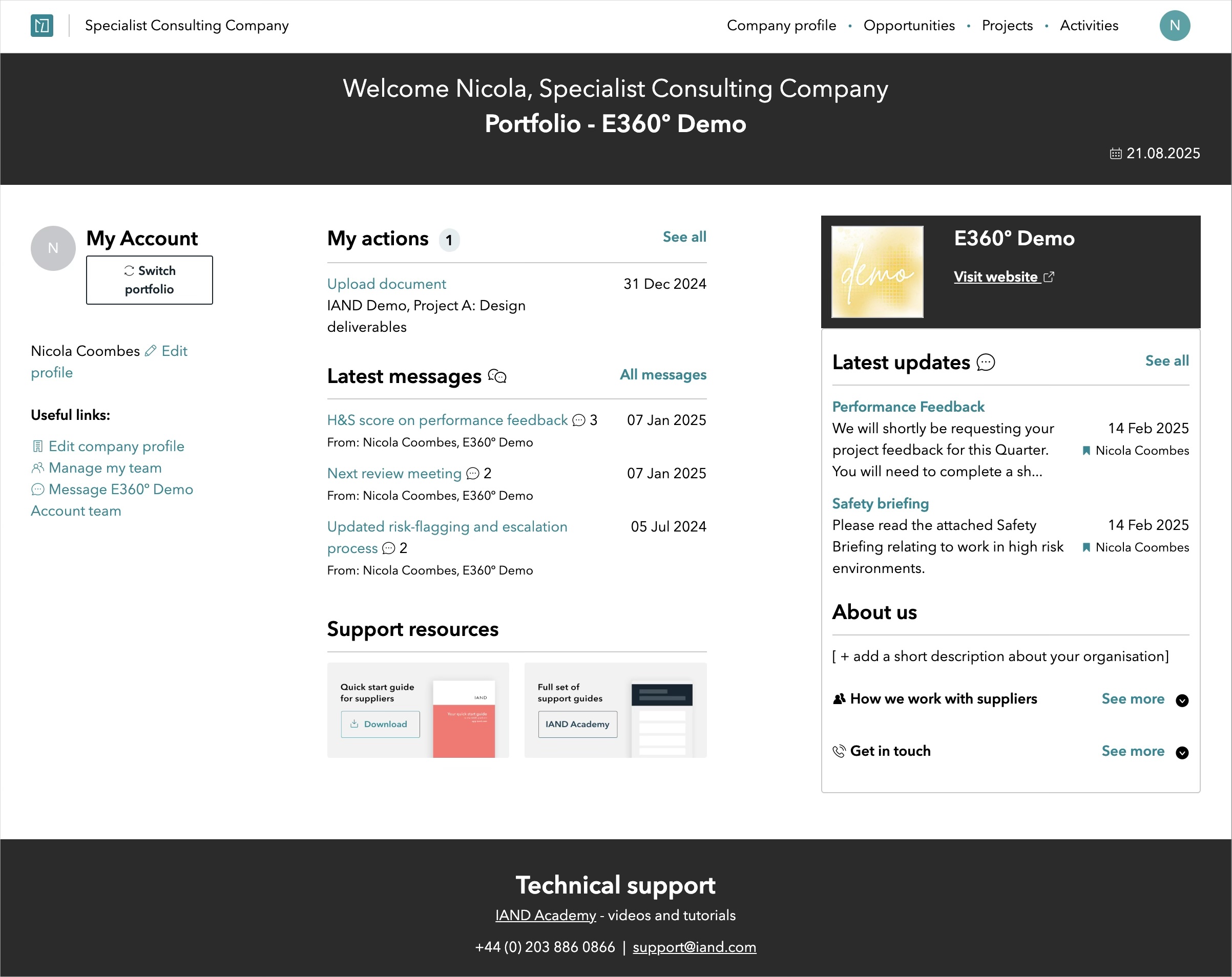 IAND Supplier homepage and navigation.jpg